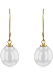 Luna-Pearls - 311.1922 - Ohrringe - 750 Gelbgold - Süßwasser-Zuchtperle