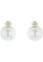 Luna-Pearls Ohrringe 585 GG 2 Brill. H SI 0,10 ct....