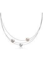 Luna-Pearls Collier Stahl Tahiti-Zuchtperle - 216.0654