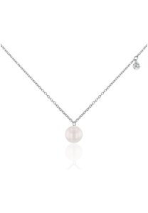 Luna-Pearls Collier 750 Weissgold Brillant 0,06 ct. Akoya-Zuchtperle - 214.0344