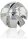 Luna-Pearls Kugel Wechselschließe Zirkonia 925 Silber rhodiniert 656.1014