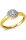 Luna Creation - Ring - Damen - Gelbgold 14K - Diamant 0.19 ct - 1V576GW454-1 - Weite 54