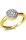Luna Creation - Ring - Damen - Gelbgold 14K - Diamant 0.29 ct - 1V577GW454-1 - Weite 54