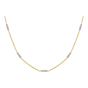 Jacques Lemans - Halskette mit Swarovski Kristallen - S-C127A