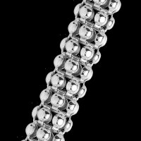 Jacques Lemans - Damen Popcornkette Sterlingsilber...