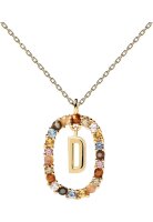 PDPaola - Damen - Letters Gold Halskette CO01-263-U
