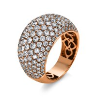Luna Creation - Ring - Damen - Rotgold 18K - Diamant - 3.28 ct - 1I302R853-3 - Weite 53
