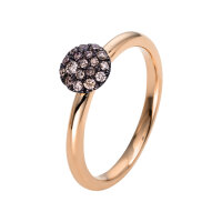 Luna Creation - Ring - Damen - Rotgold 18K - Diamant - 0.19 ct - 1L077R854-7 - Weite 54