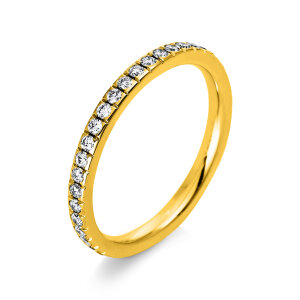 Luna Creation - Ring - Damen - Gelbgold 14K - Diamant - 0.49 ct - 1P944G454-1 - Weite 54