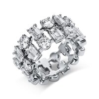 Luna Creation Promessa Ring Mehrfachsteinbesatz...