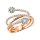 Luna Creation - Ring - Damen - Rotgold 18K - Diamant - 0.87 ct - 1V521RW854-1 - Weite 54