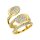 Luna Creation - Ring - Damen - Gelbgold 18K - Diamant - 1.16 ct - 1U371G854-1 - Weite 54
