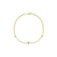 Quinn - 7284469 - Armband - Damen - Gelbgold 750