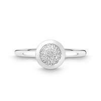 Quinn - 1214096 - Ring - Damen - Platin 950 - Weite 56