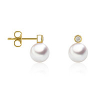Luna-Pearls - 312.1279 - Ohrstecker - 750 Gelbgold -...