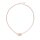 Paul Hewitt - PH-JE-0151 - Halskette - Damen - rosegold-plattiert - Waves - 45-50cm