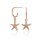 Paul Hewitt - PH-JE-1097 - Ohrringe - Damen - rosegold-plattiert - Sea Star