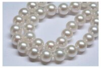 Luna-Pearls Akoya Perlenkette Perlencollier 9 Diamanten HKS2