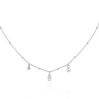 Luna-Pearls - 216.0956 - Collier - Damen - 925er Silber...