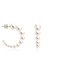 Luna-Pearls - 310.0827 - Creolen - Damen - 750 Gelbgold -...