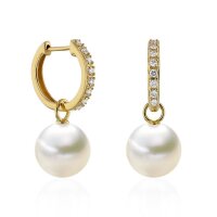 Luna-Pearls - 312.1662 - Creolen - Damen - 750 Gelbgold -...