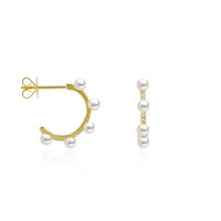 Luna-Pearls - 312.1666 - Creolen - Damen - 750 Gelbgold -...