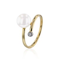 Luna-Pearls - 005.1029 - Ring - Damen - 585 Gelbgold -...