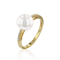 Luna-Pearls - 005.1061 - Ring - Damen - 750 Gelbgold -...