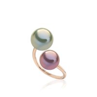 Luna-Pearls - 008.0538 - Ring - Damen - 750 Rotgold...