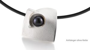 ARS Silberanhänger mit Perle und Brillant 0,05 ct 31035