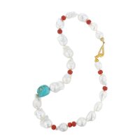 Luna-Pearls - 216.0969 - Collier - Damen - 925er Silber -...