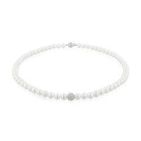 Luna-Pearls - 218.0252 - Collier - Damen - 925er Silber -...