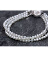 Luna-Pearls - Abigail - Armband - 925 Silber - Süßwasserperlen-ZP 4mm