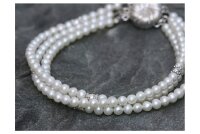 Luna-Pearls - Abigail - Armband - 925 Silber - Süßwasserperlen-ZP 4mm