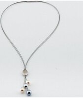 Luna-Pearls - N-11-5266-p11 - Perlen-Collier mit Silberverschluss