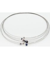 Luna-Pearls - N-4508-p7 - Collier - 925 Silber rhodiniert...