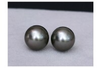 Luna-Pearls - O145 - Ohrstecker - Tahitiperlen 9-10mm -...