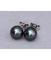 Luna-Pearls - O144 - Ohrstecker - 585/- Gold - Tahitiperle 8-9mm