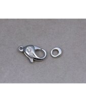 Luna-Pearls - KS2 - Karabiner Schließe - 750 Weißgold - mit Diamanten - 15mm