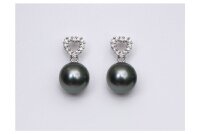 Luna-Pearls Tahitiperlen Diamant Ohrstecker O134