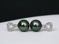 Luna-Pearls Tahitiperlen Diamant Ohrstecker O134