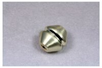 Luna-Pearls - WS18 - Bajonettschließe - 585 Gelbgold - 13x14mm
