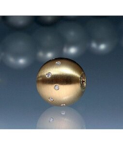 Luna-Pearls Brillant Bajonettverschluss 13mm WS6