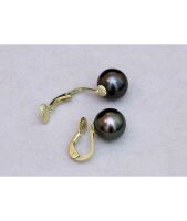 Luna-Pearls - O90 - Ohrclips - 585/- Gold - 2.1cm -...