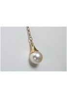 Luna-Pearls Brillant Goldcollier mit Südseeperle M_S1_AH