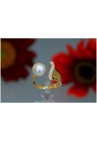 Luna-Pearls S&uuml;dseeperlen Ring mit Diamanten M_S1_R