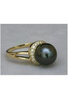 Luna-Pearls - TR0034 - Ring - 585 Gelbgold - 14 Diamanten...