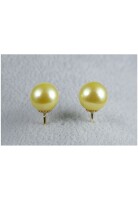 Luna-Pearls - O50-SE0017DY - Ohrstecker - 585 Gelbgold -...