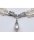Luna-Pearls Akoya Perlen Collier Perlenkette mit Saphiren HKS84