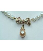 Luna-Pearls - HKS92-AN0056YR - Collier - Akoya-Zuchtperle...